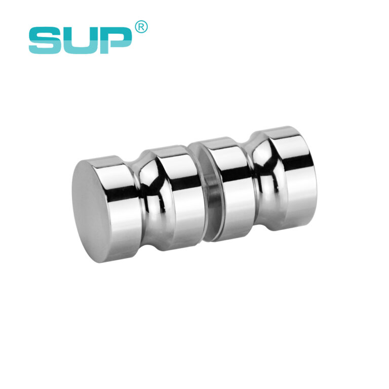 Chrome plated solid brass shower glass door knob and handles, glass door handles, bathroom shower door handles DK13-3