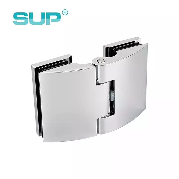 Europe standard chrome plating brass shower door lift off hinge, glass to glass hinge, 180 degree hinge, bathroom shower door hinge GHWC102