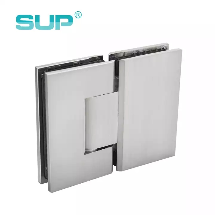 Safe standard design 45 KGS capacity shower screen 180 degree glass to glass chrome brass glass pivot hinge, glass to wall hinge GH104