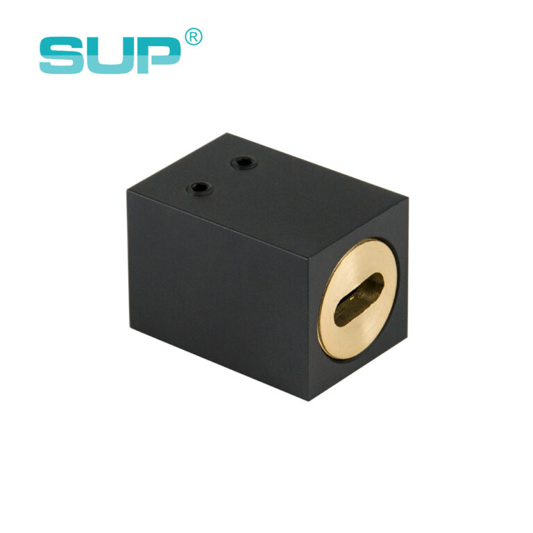 19 mm matte black brass shower door wall mounting bracket connector, wall to rail connector, wall to braket connector RC44