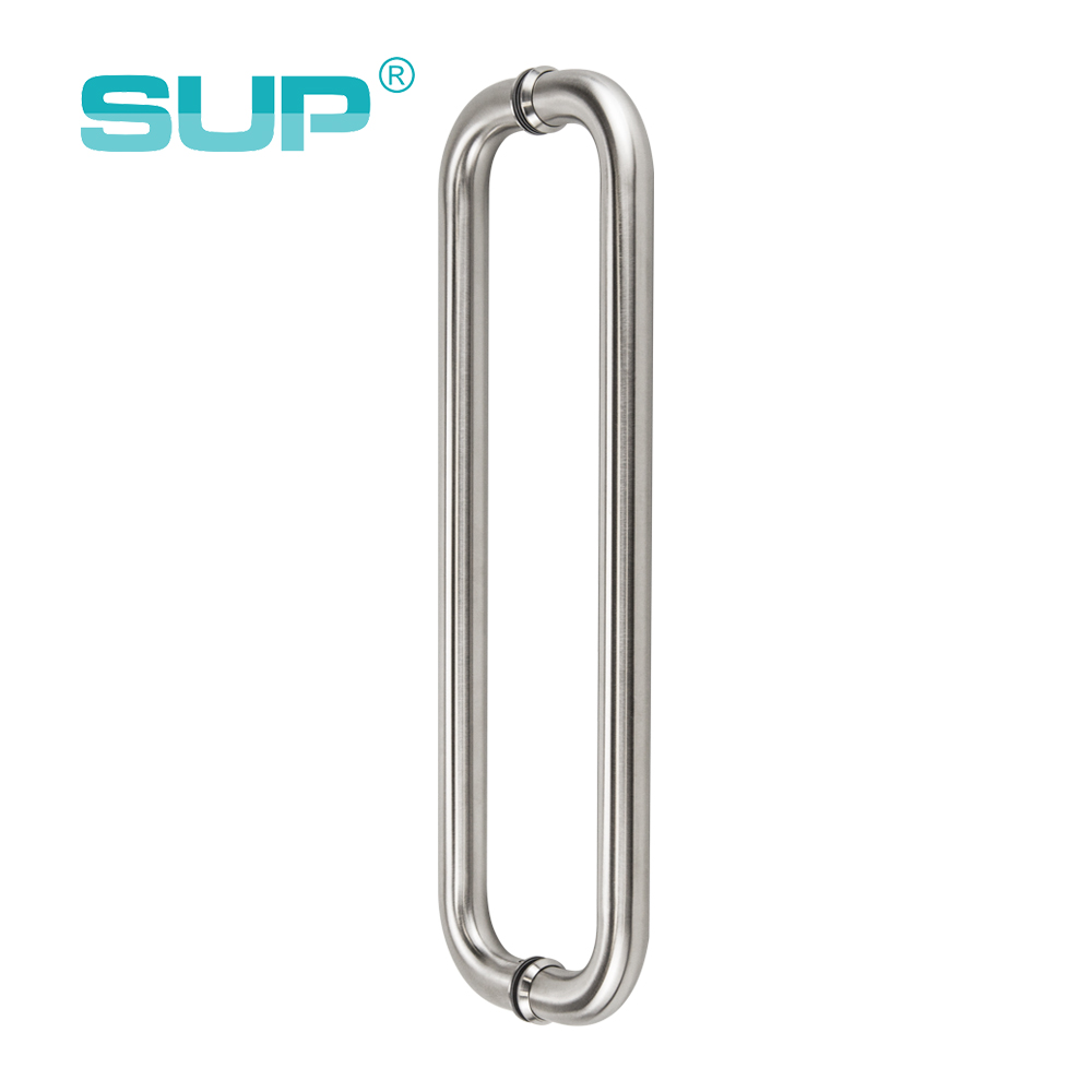 Interior shower door stainless steel O shaped handles, glass door handles, bathroo shower door handles DH701B-450